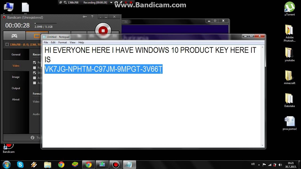 Windows 10 32bit Serial Key